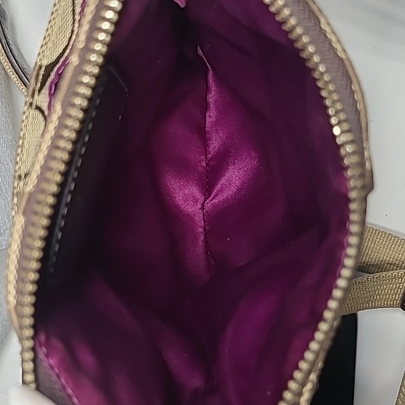 Coach Signature Jacquard Shoulder Bag Crossbody #42190 w/ hangtag - Picture 6 of 16